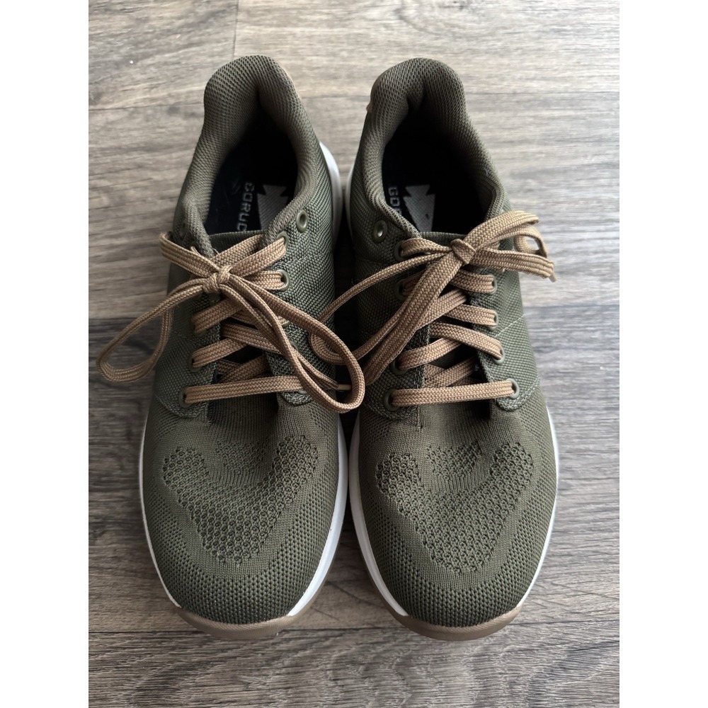 GoRuck Ballistic Trainer Shoes Sneaker Army Green White Womens‎ 8.5